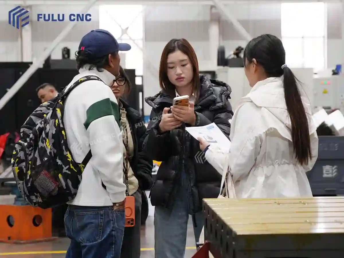 Authorized customer workshop visit at FULU CNC
